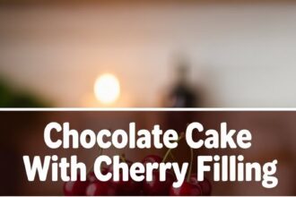 Chocolate Cake With Cherry Filling