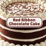 Red Ribbon Chocolate Cake