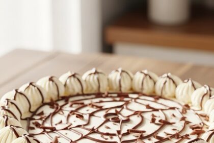 Red Ribbon Chocolate Cake