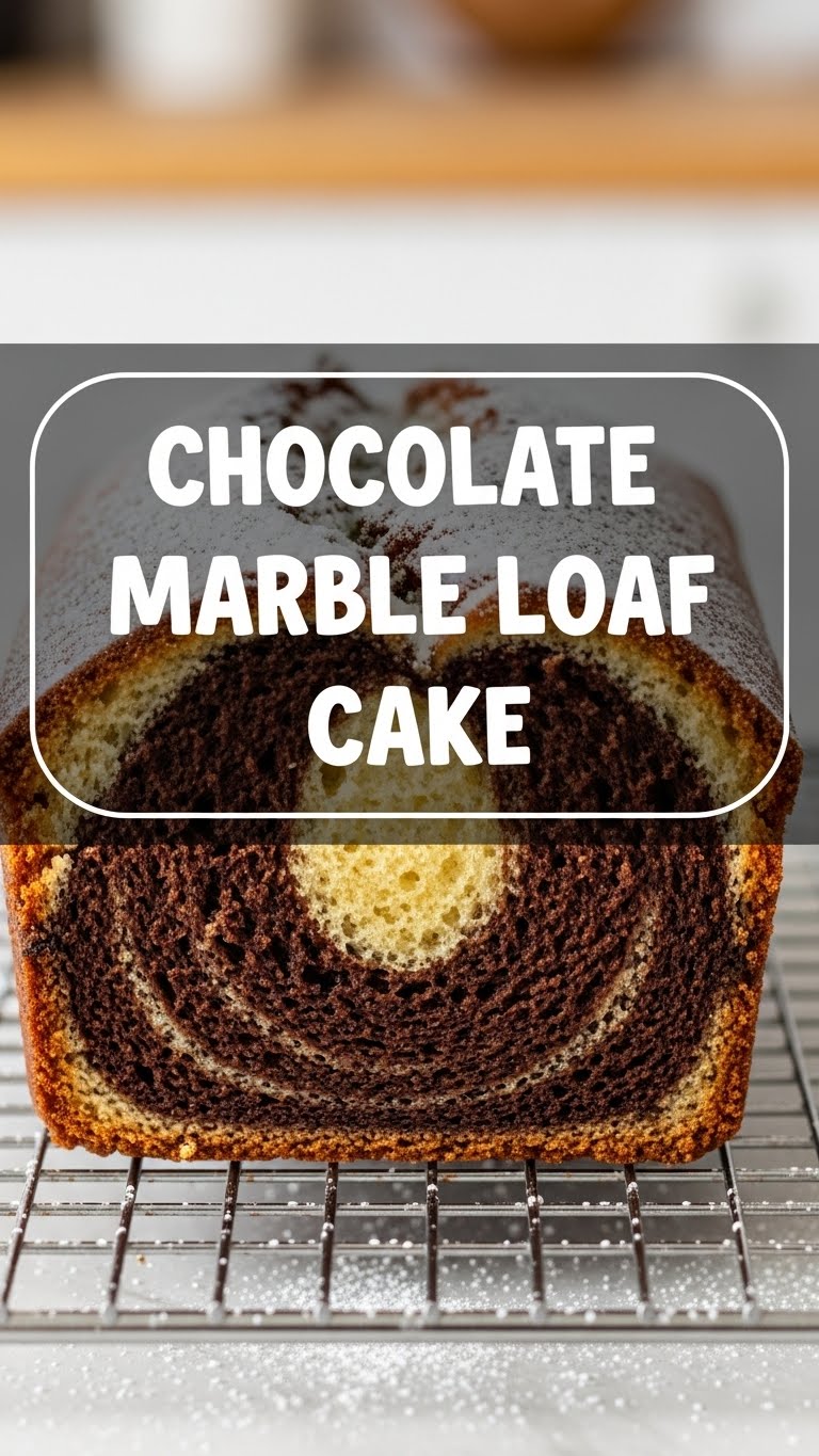 Chocolate Marble Loaf Cake