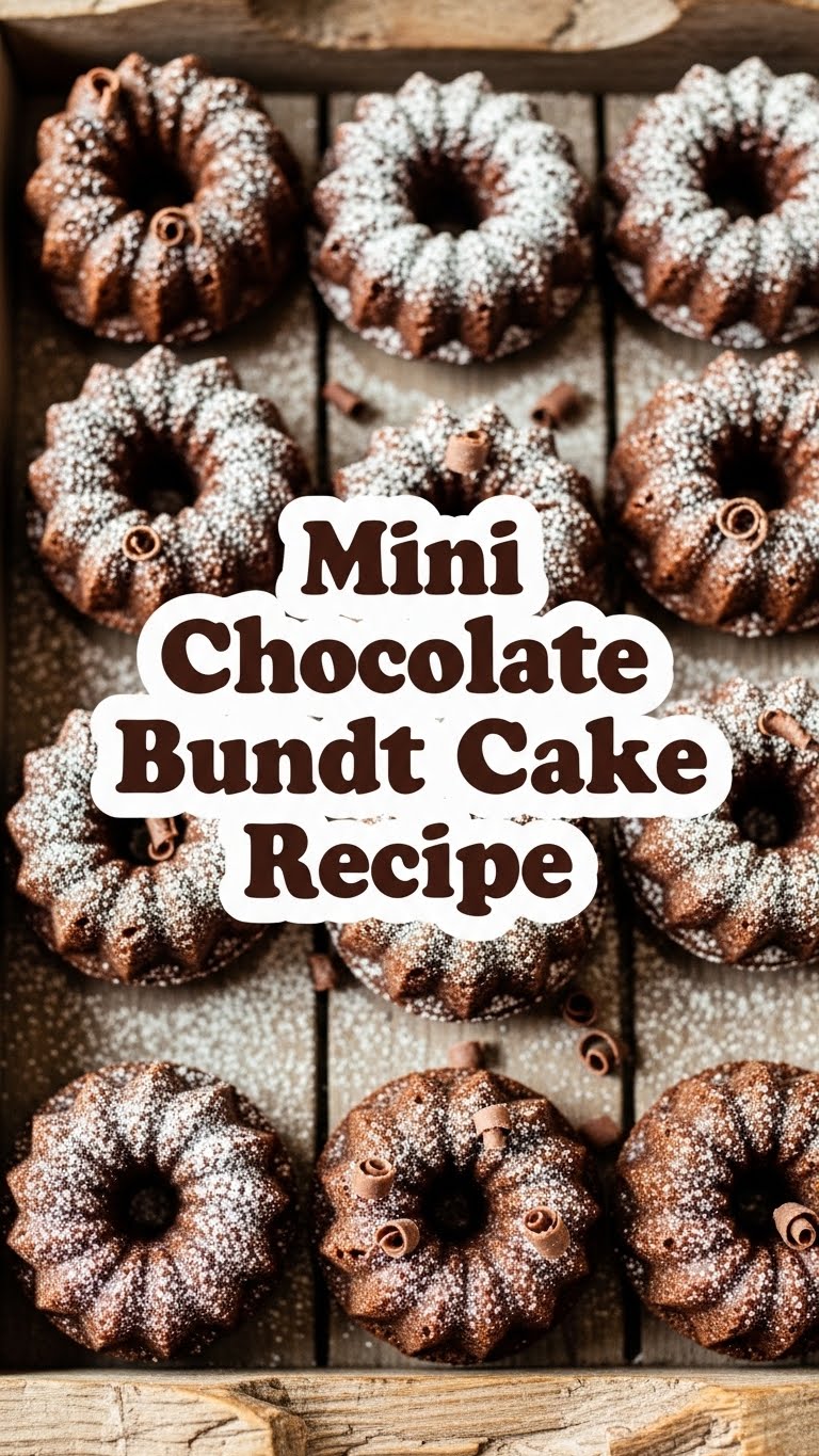 Mini Chocolate Bundt Cake Recipe