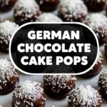 German Chocolate Cake Pops