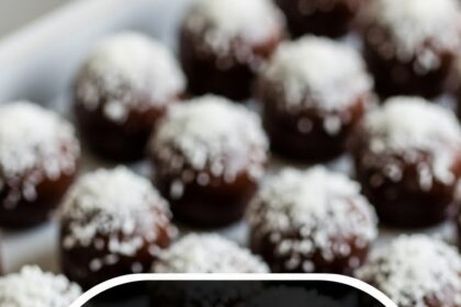 German Chocolate Cake Pops