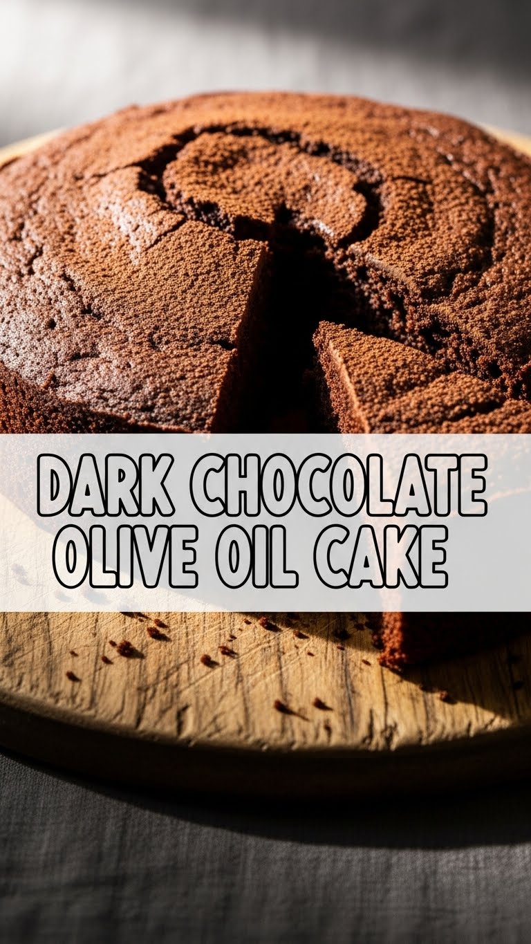 Dark Chocolate Olive Oil Cake