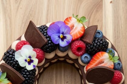 Chocolate Letter Cake