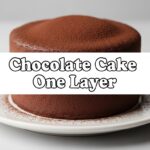 Chocolate Cake One Layer