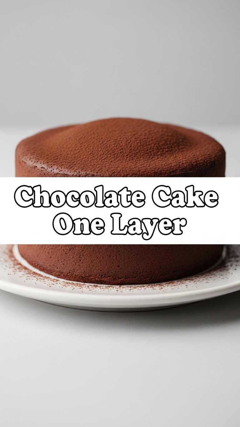 Chocolate Cake One Layer