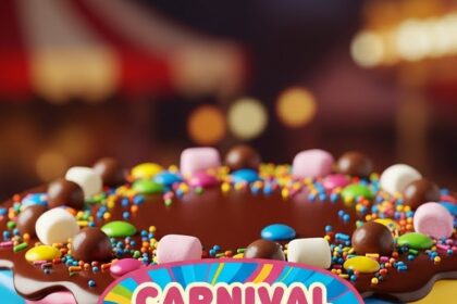 Carnival Melting Chocolate Cake