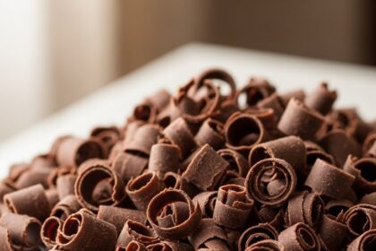Chocolate Shavings On Cake