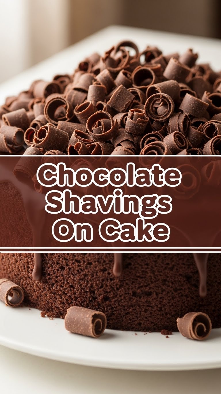 Chocolate Shavings On Cake