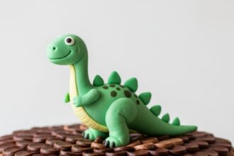 Dinosaur Chocolate Cake