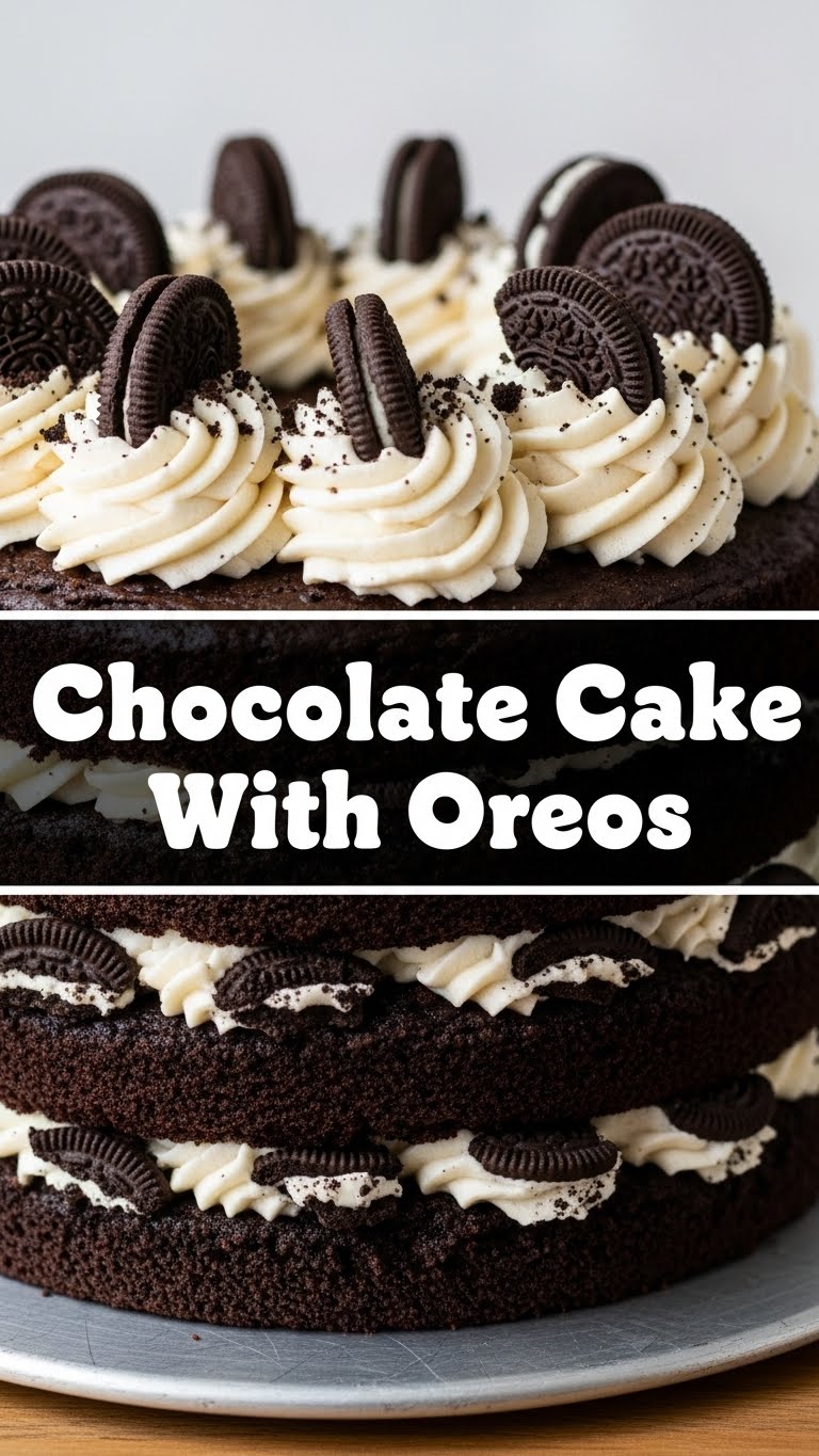 Chocolate Cake With Oreos