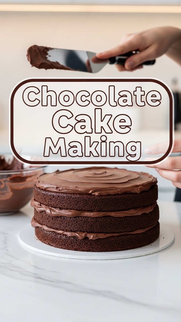 Chocolate Cake Making