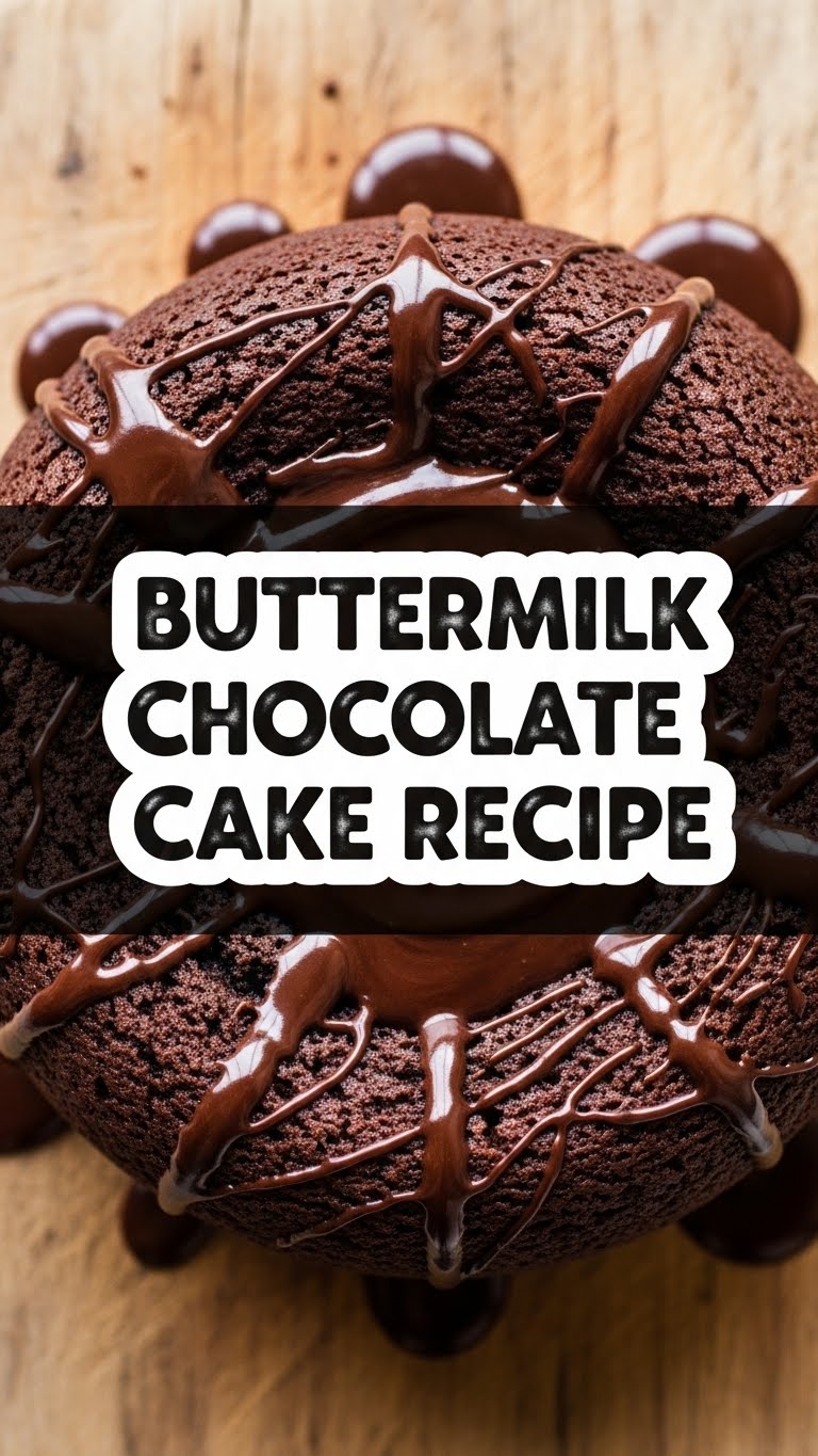 Buttermilk Chocolate Cake Recipe