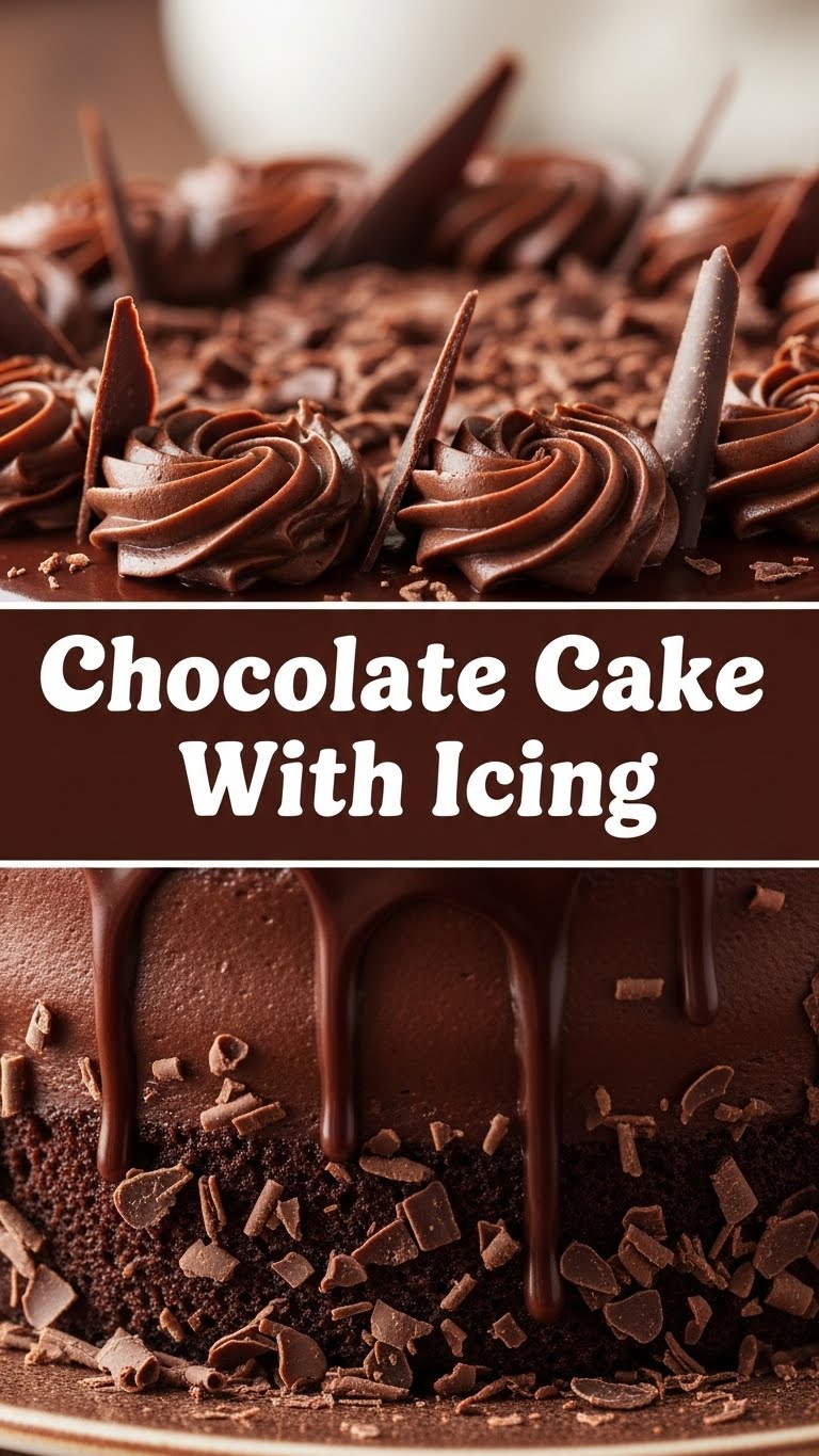 Chocolate Cake With Icing