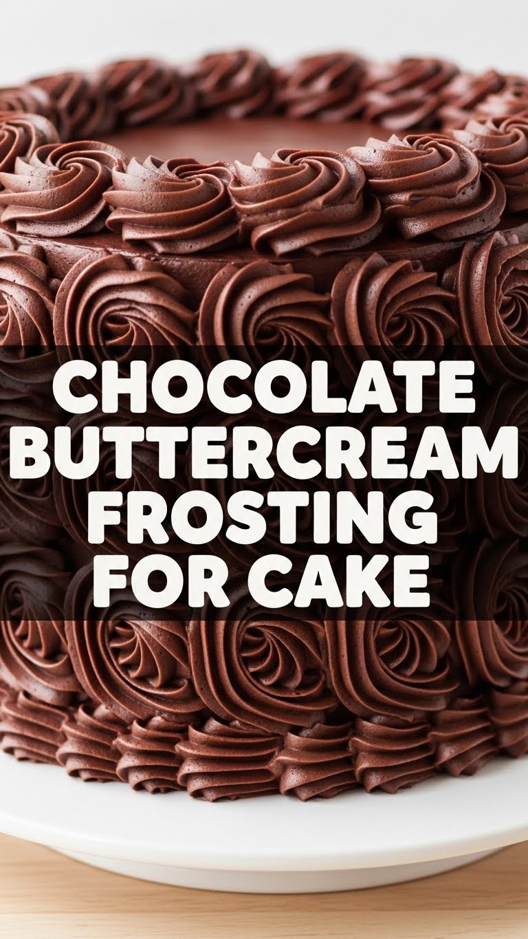 Chocolate Buttercream Frosting For Cake