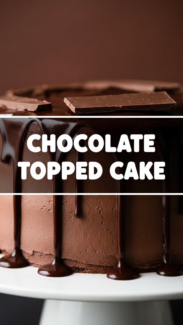Chocolate Topped Cake