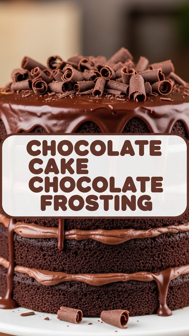 Chocolate Cake Chocolate Frosting