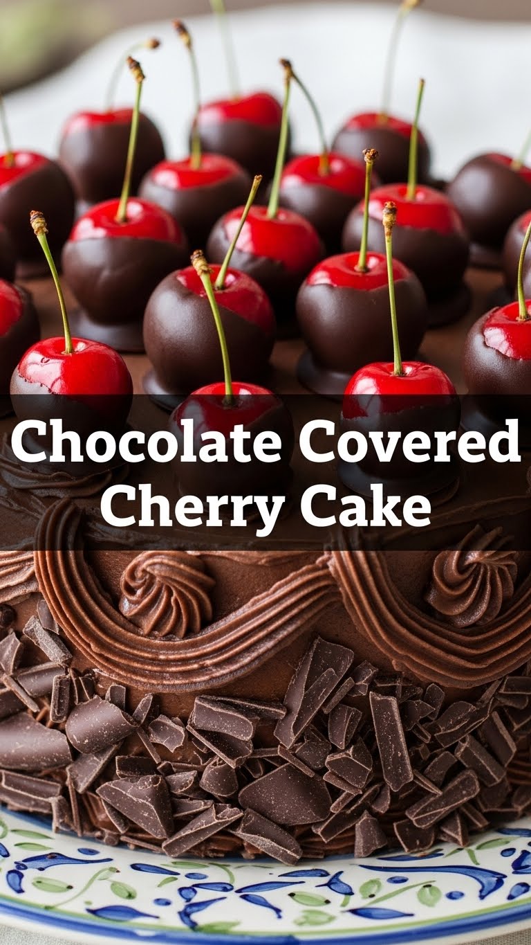 Chocolate Covered Cherry Cake