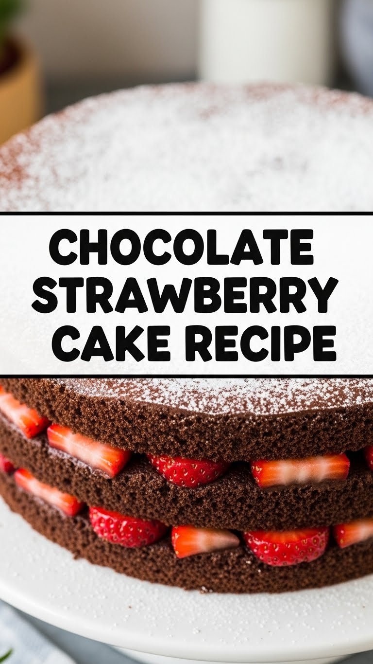 Chocolate Strawberry Cake Recipe