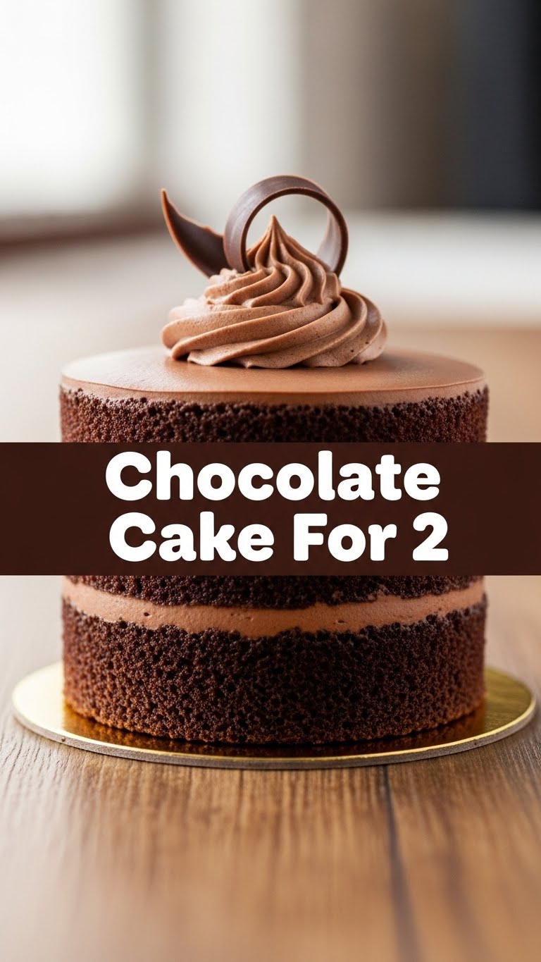 Chocolate Cake For 2