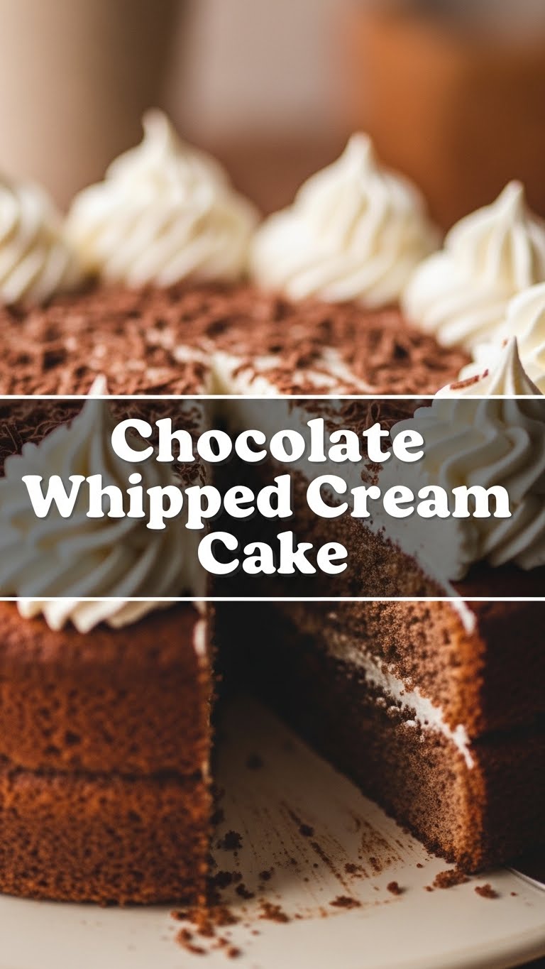 Chocolate Whipped Cream Cake
