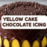 Yellow Cake Chocolate Icing
