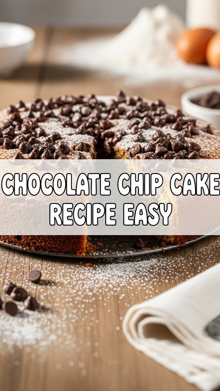 Chocolate Chip Cake Recipe Easy