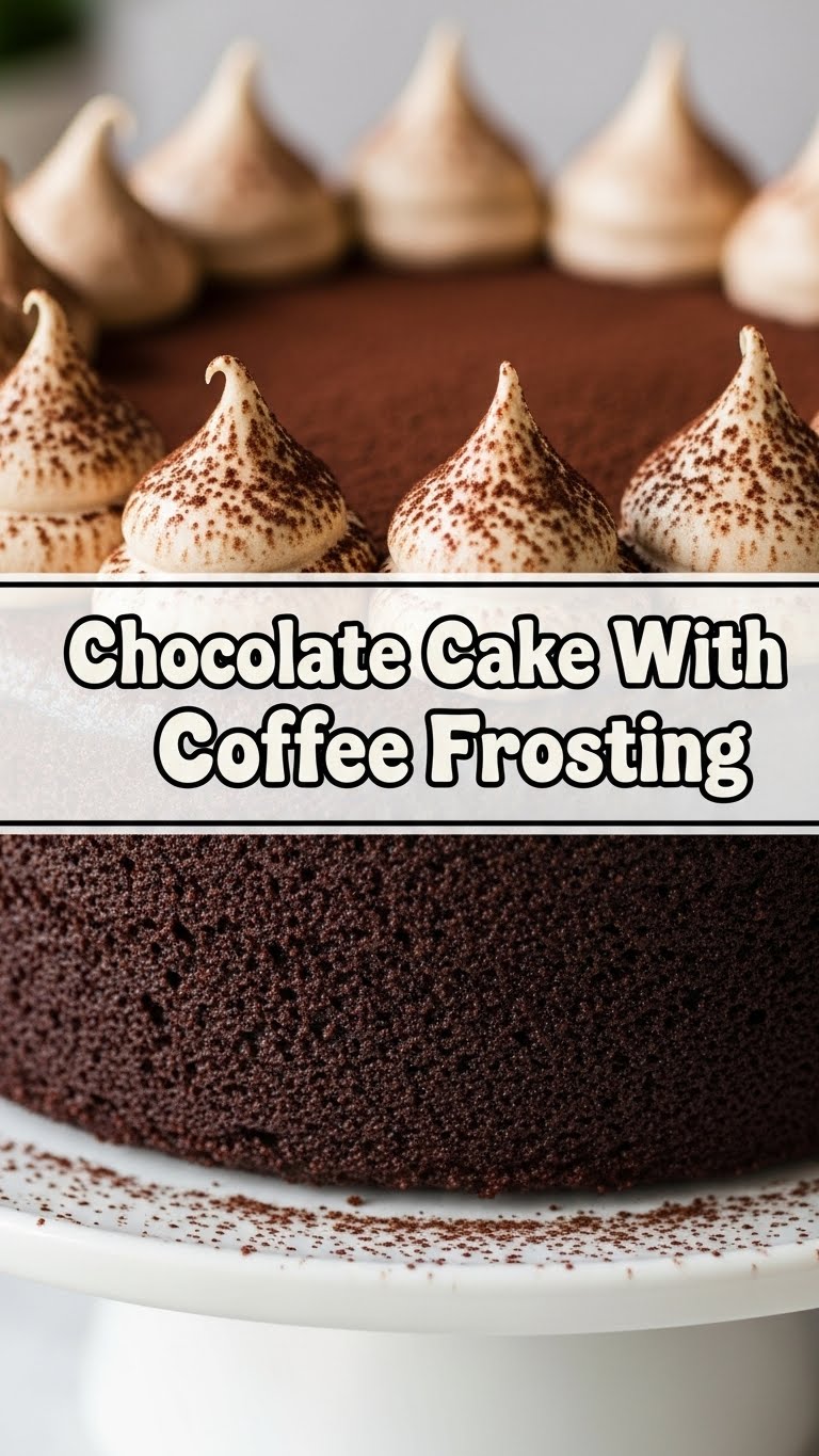 Chocolate Cake With Coffee Frosting