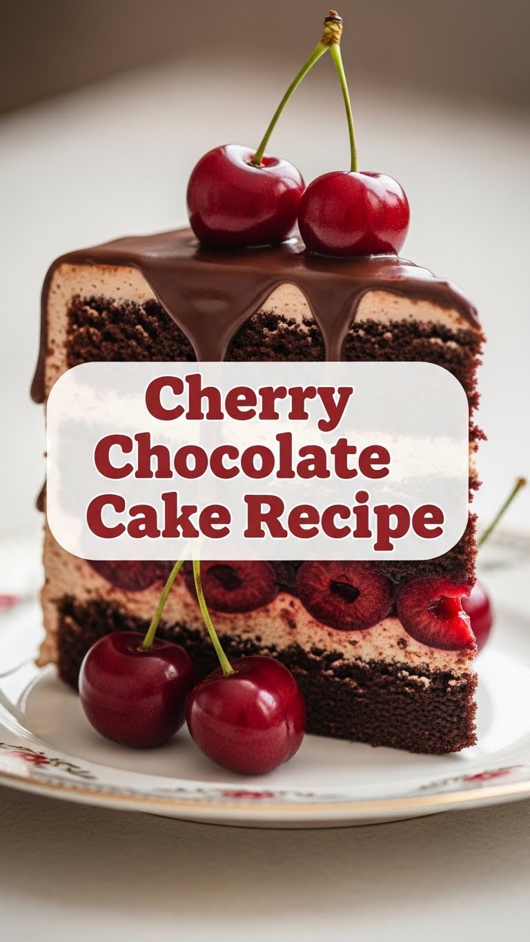 Cherry Chocolate Cake Recipe