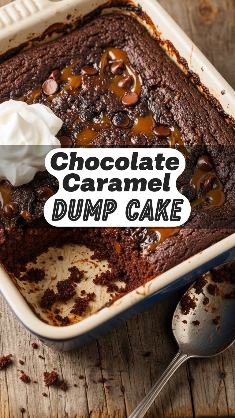 Chocolate Caramel Dump Cake
