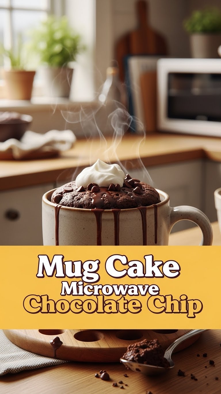 Mug Cake Microwave Chocolate Chip