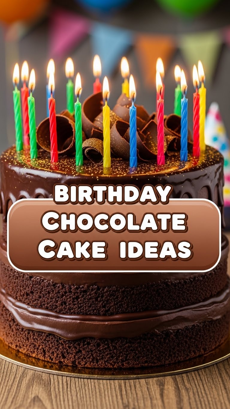 Birthday Chocolate Cake Ideas