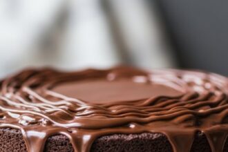 Chocolate And Cherry Cake