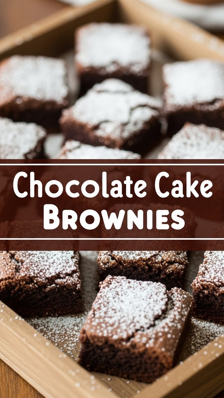Chocolate Cake Brownies