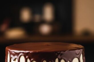 Triple Chocolate Fudge Cake