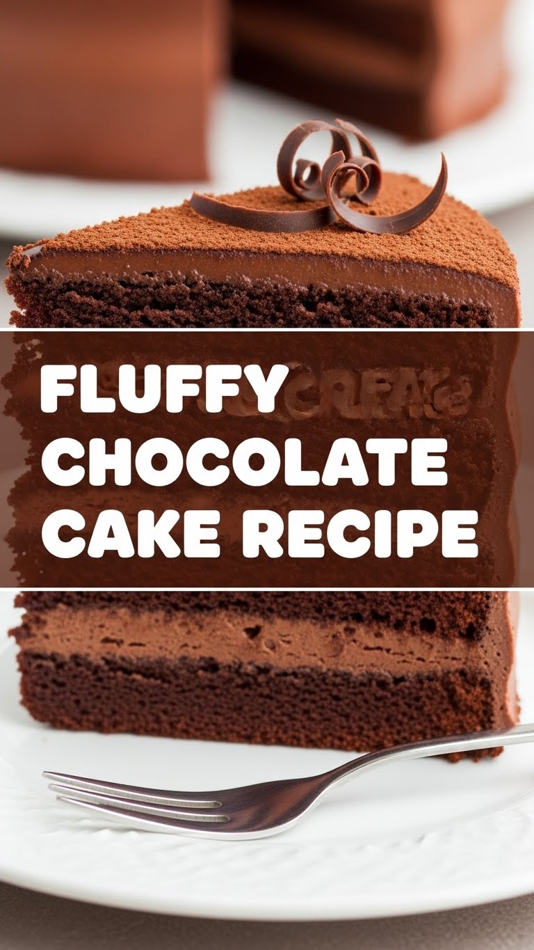 Fluffy Chocolate Cake Recipe