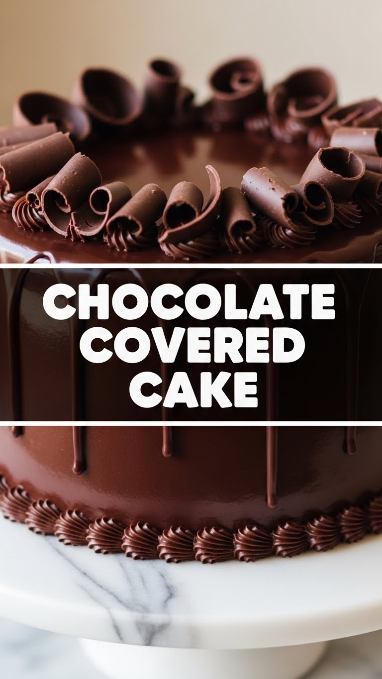 Chocolate Covered Cake