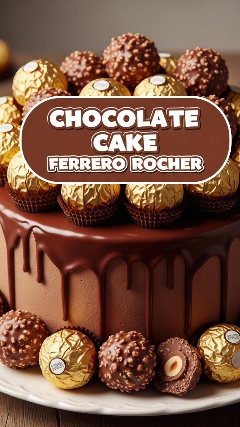 Chocolate Cake Ferrero Rocher