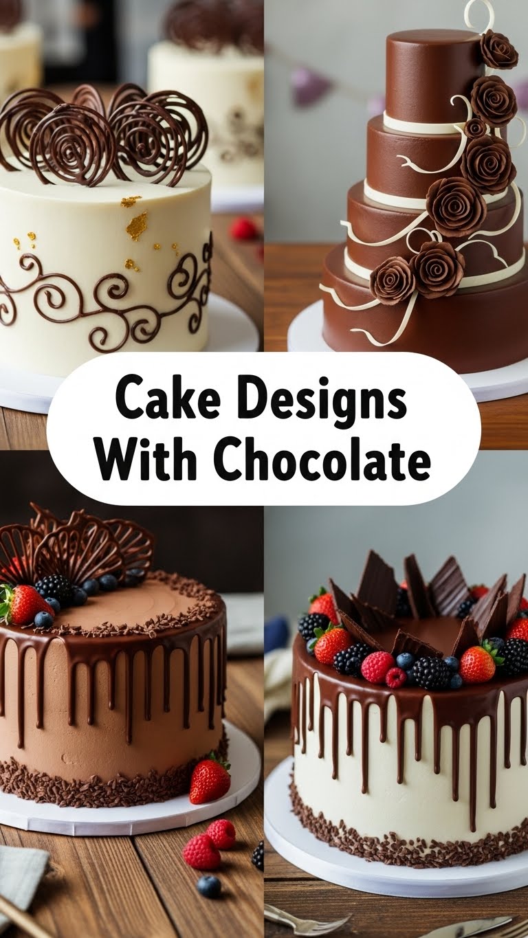Cake Designs With Chocolate