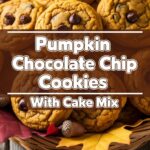 Pumpkin Chocolate Chip Cookies With Cake Mix