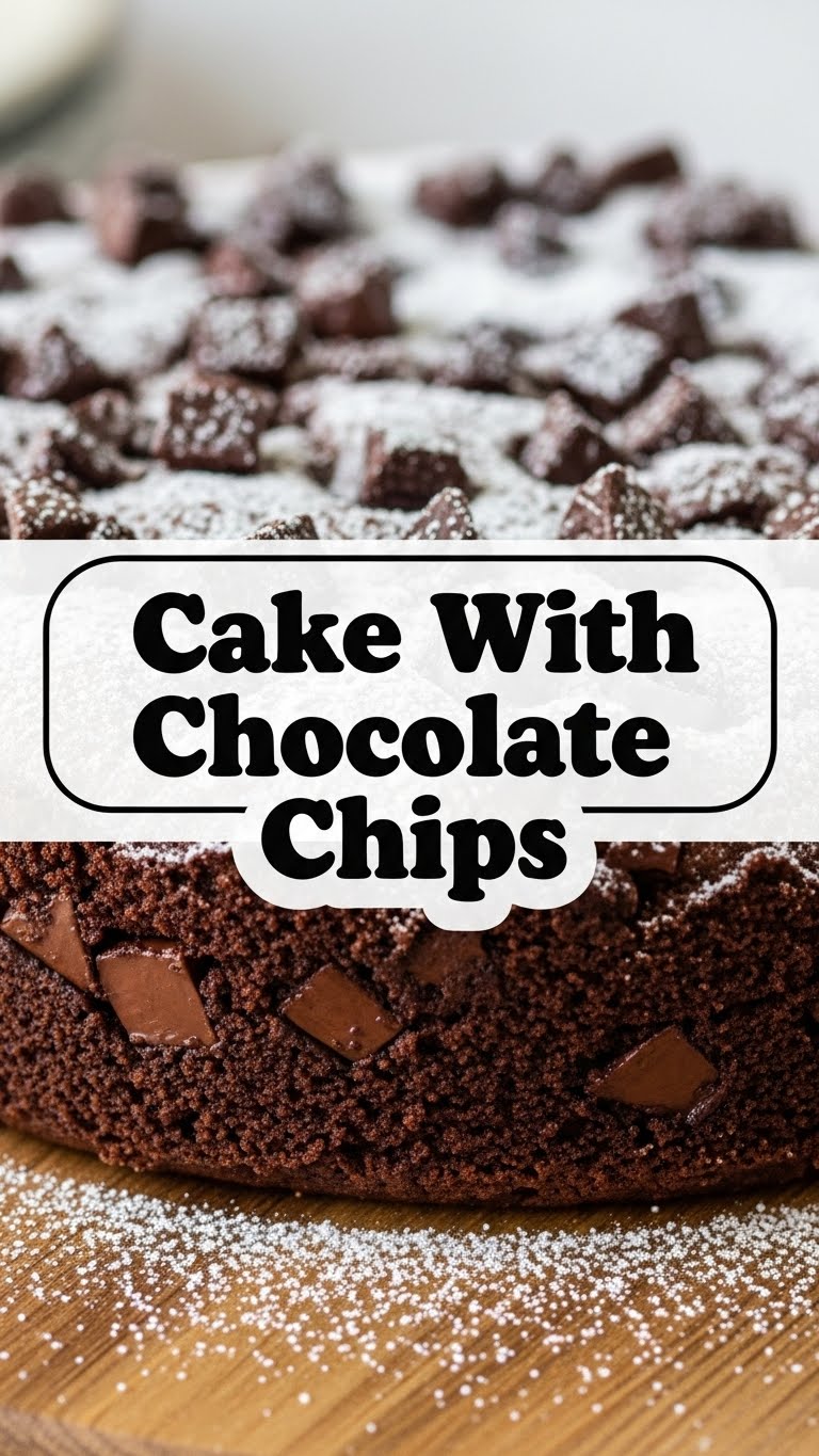 Cake With Chocolate Chips