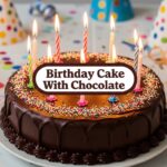 Birthday Cake With Chocolate