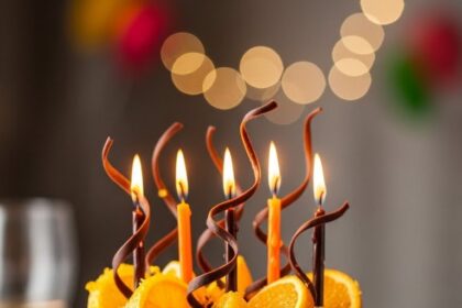 Chocolate Orange Birthday Cake