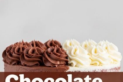 Chocolate Vanilla Cake Design