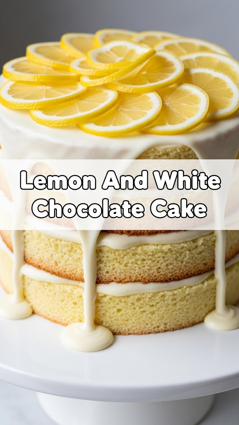 Lemon And White Chocolate Cake