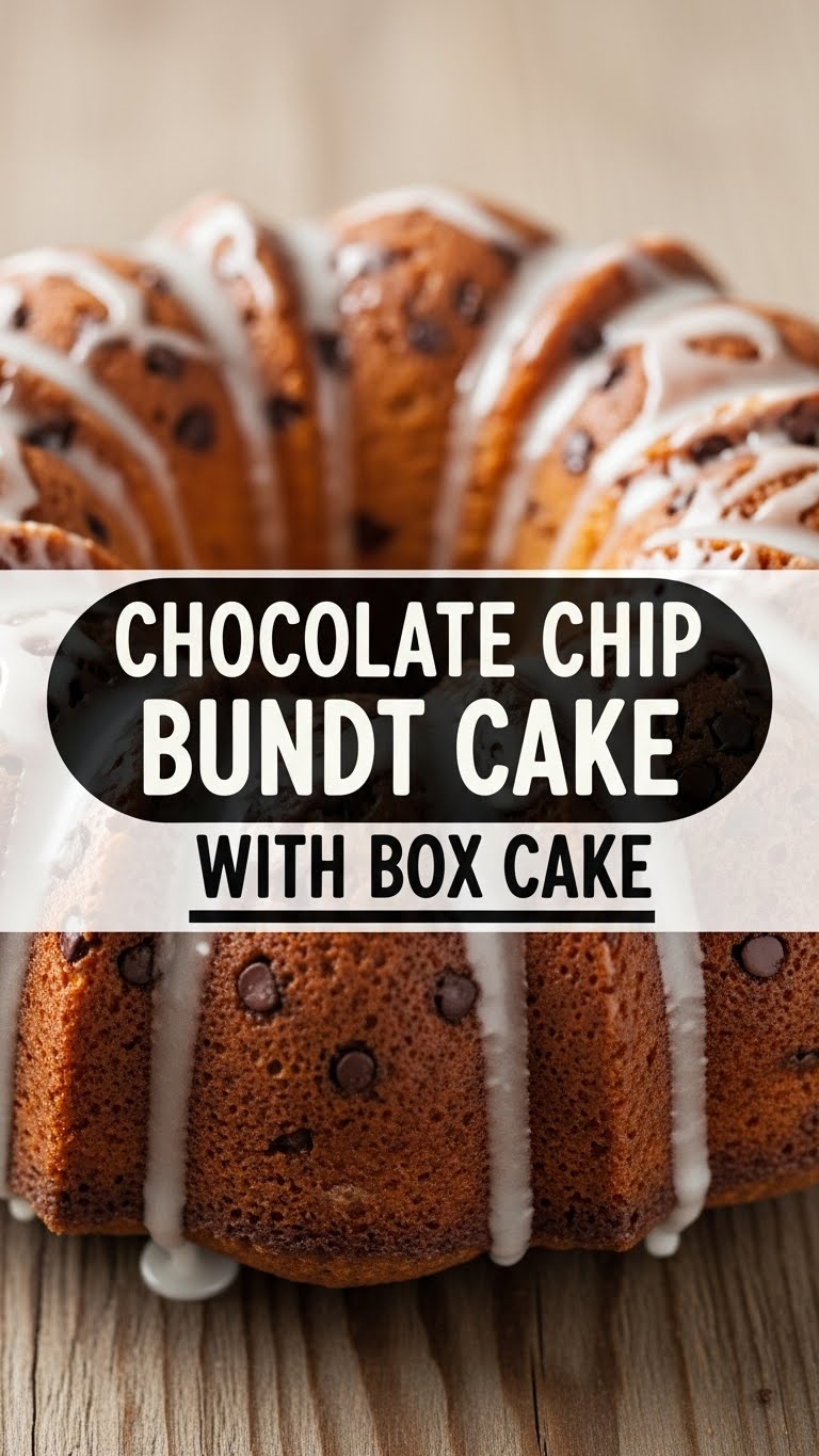 Chocolate Chip Bundt Cake With Box Cake