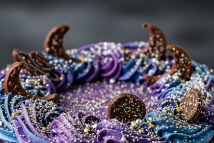 Galaxy Chocolate Cake