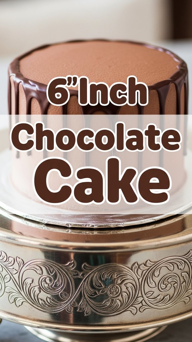 6 Inch Chocolate Cake