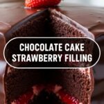 Chocolate Cake Strawberry Filling